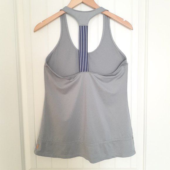 Lucy Tank Top with Toggle Hem Gray Size M - Picture 2 of 10